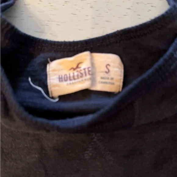 HOLLISTER | navy blue tank top Sz Small - Picture 3 of 3